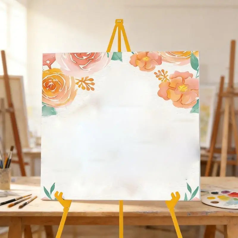Professional Metal Artist Easel — Portable Folding Tripod Stand for Canvas and Posters