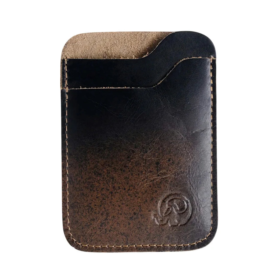 Okli-Rsoe Slim Leather Card Holder — Minimalist Front Pocket Wallet