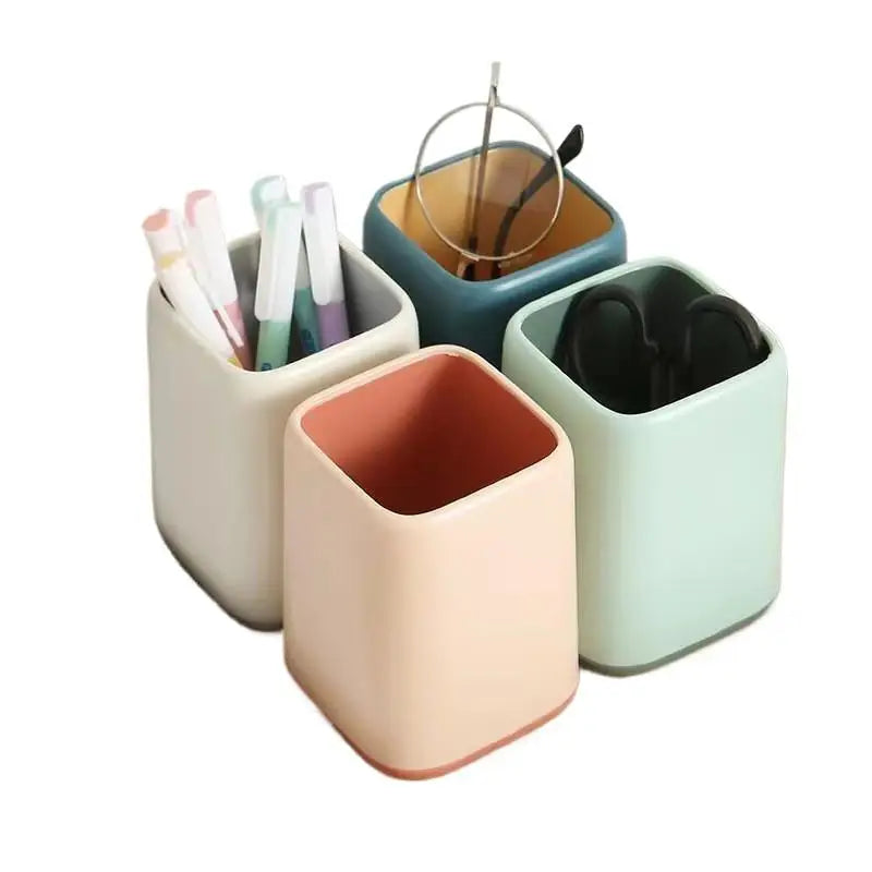 JETTING Desktop Pen Organizer — Minimalist Plastic Stationery Holder