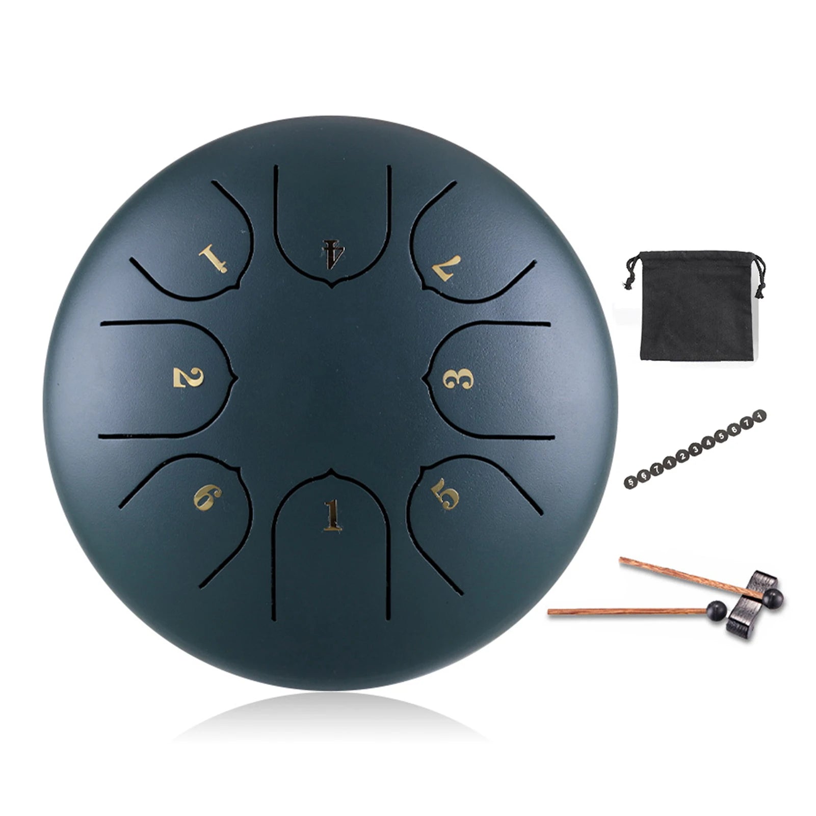 Crazy Stone 3 Inch Handpan Drum — Ethereal Steel Tongue Percussion Kit