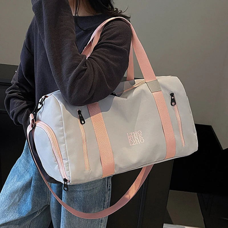 Women's Travel Duffel Bag — Lightweight Weekend Overnight Tote
