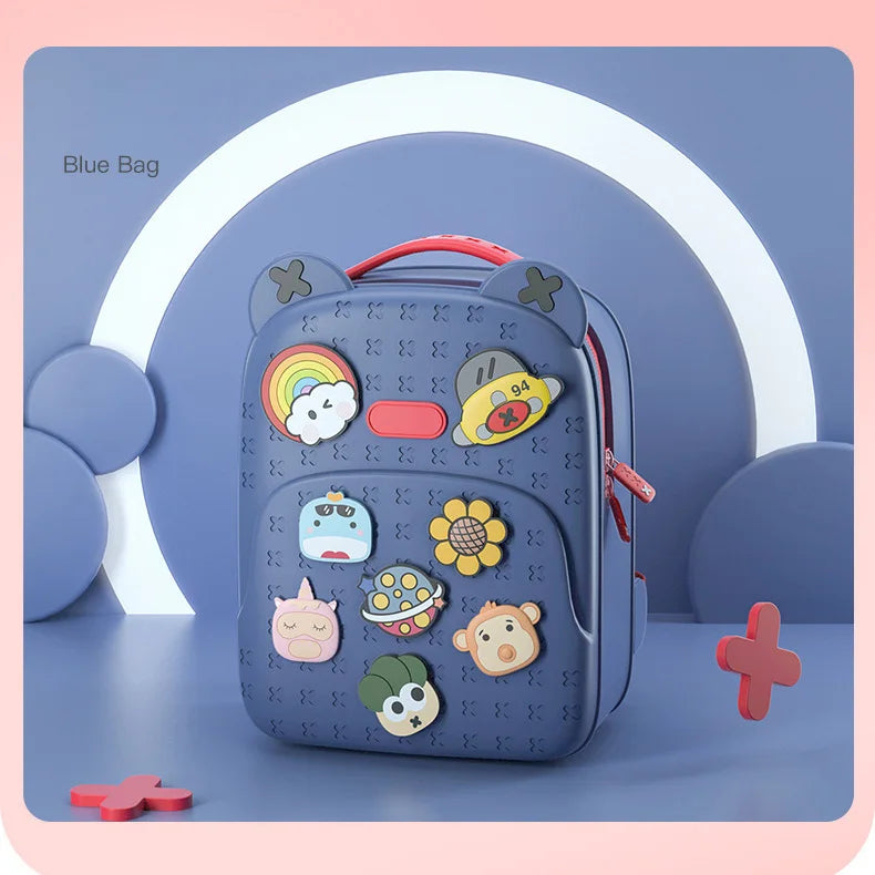 AWINPOP Kids Kawaii Backpack — Waterproof EVA School Bag for Boys and Girls