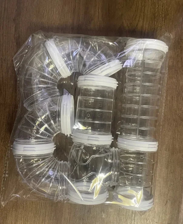 DIY Pet Tunnel Maze Set — Customizable External Tube System for Small Animals