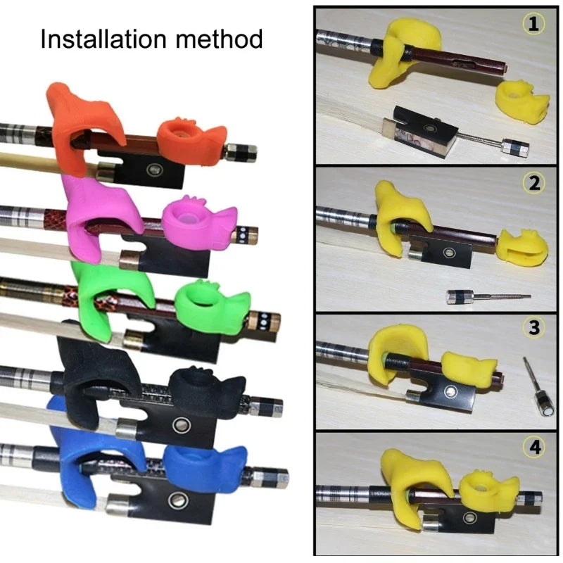 Violin Bow Grip Aid — Silicone Posture Correction Tool for Beginners