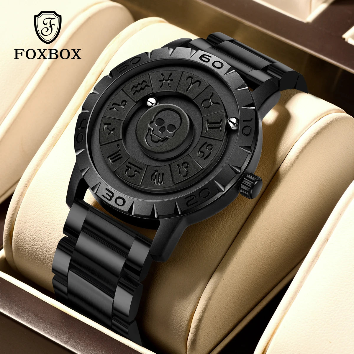 foxbox Magnetic Levitation Watch — Creative Floating Pointer Quartz Timepiece