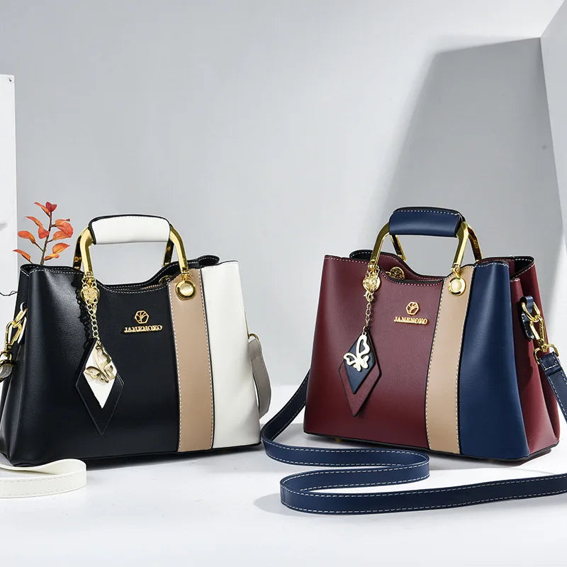 YNMY Fashion Cat Satchel — Stylish Top Handle Shoulder Bag for Women