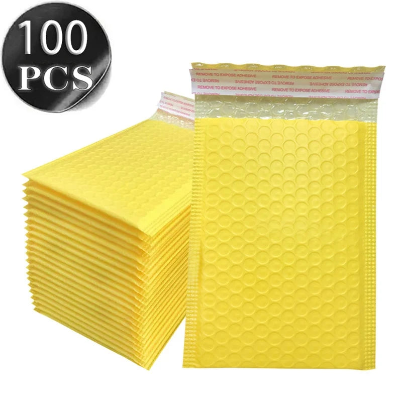 Padded Bubble Mailer Envelopes — Waterproof Self-Seal Shipping Bags