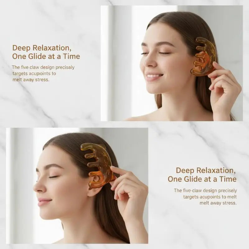 Scalp Meridian Massage Comb — Head Care & Circulation Tool