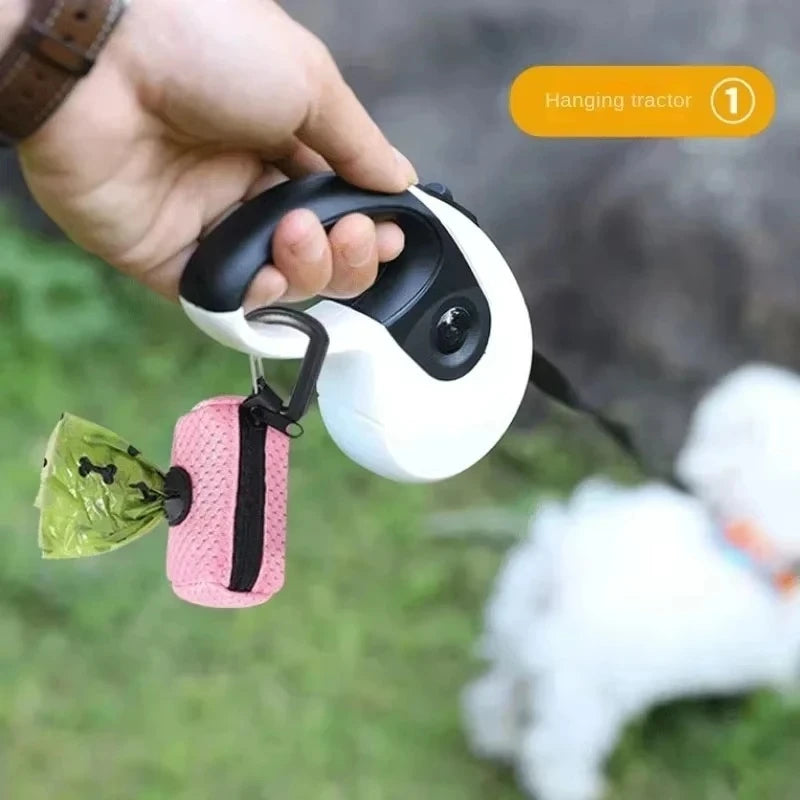 Hanging Dog Poop Bag Dispenser — Convenient Pet Waste Bag Holder