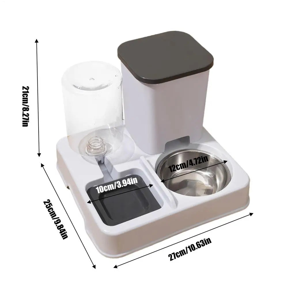 Automatic Pet Feeder and Water Dispenser — Timed Food and Hydration System