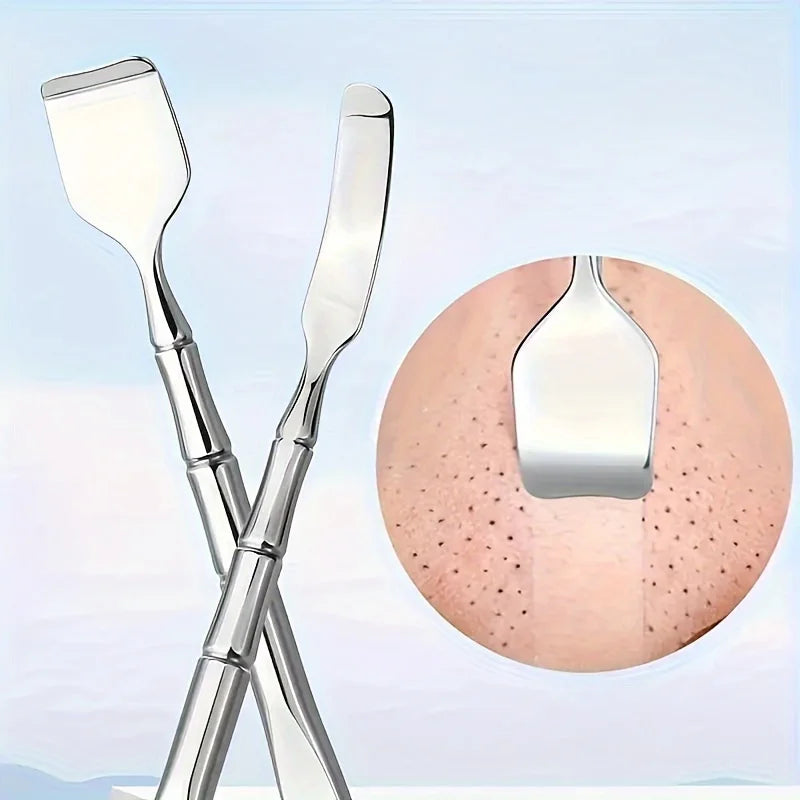 Double-Ended Blackhead Remover — Facial Pore Cleanser and Skin Exfoliator