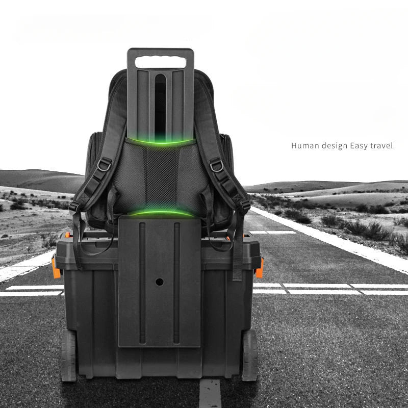 OLOEY Professional Tool Backpack — Heavy Duty Organizer for Electricians & Carpentry
