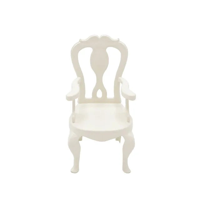 European Style Iron Dollhouse Bed — Miniature Furniture Accessory Set