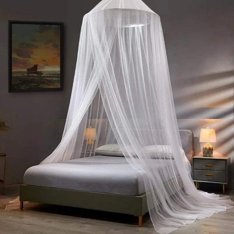 Large Dome Mosquito Net — Hanging Bed Canopy for Home and Camping
