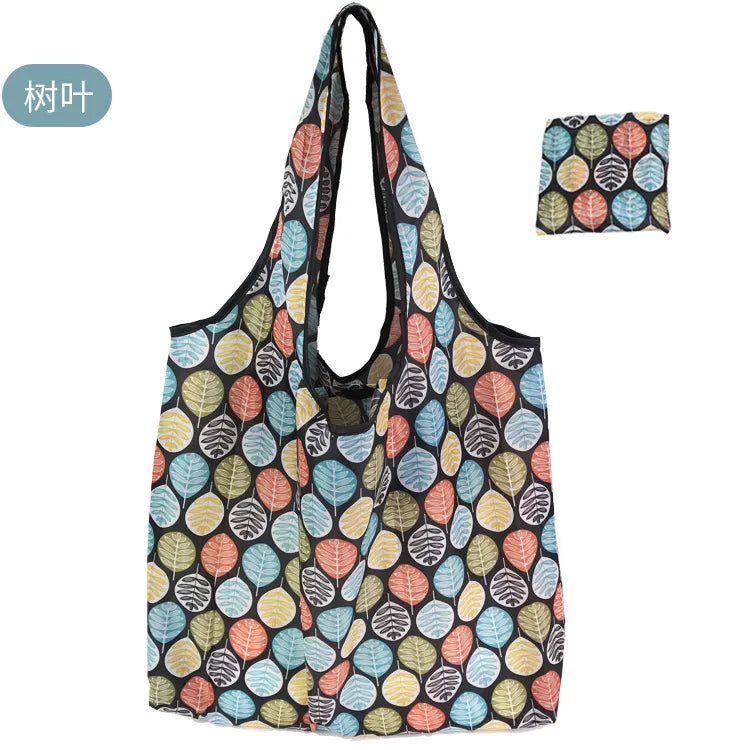Foldable Reusable Shopping Bags — Heavy Duty Washable Grocery Totes