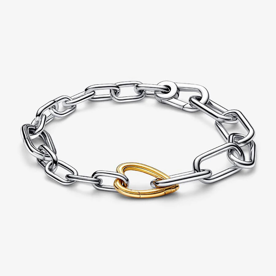 Potdemiel 925 Sterling Silver Charm Bracelet — Elegant Multi-Color Zircon Jewelry