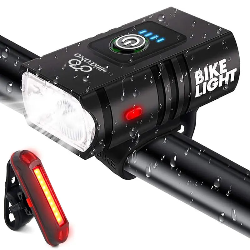 BIKEONO USB Rechargeable LED Bike Light — High Performance MTB Headlight