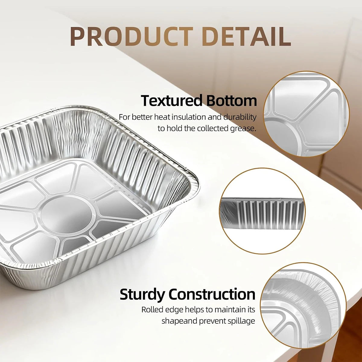 SilverKnight Square Aluminum Baking Pans — 35-Piece Set with Dome Lids