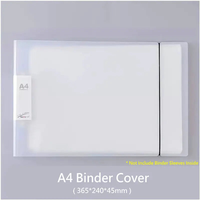 Landscape 2-Ring Binder & Document Sleeves — Professional Paper Organizer