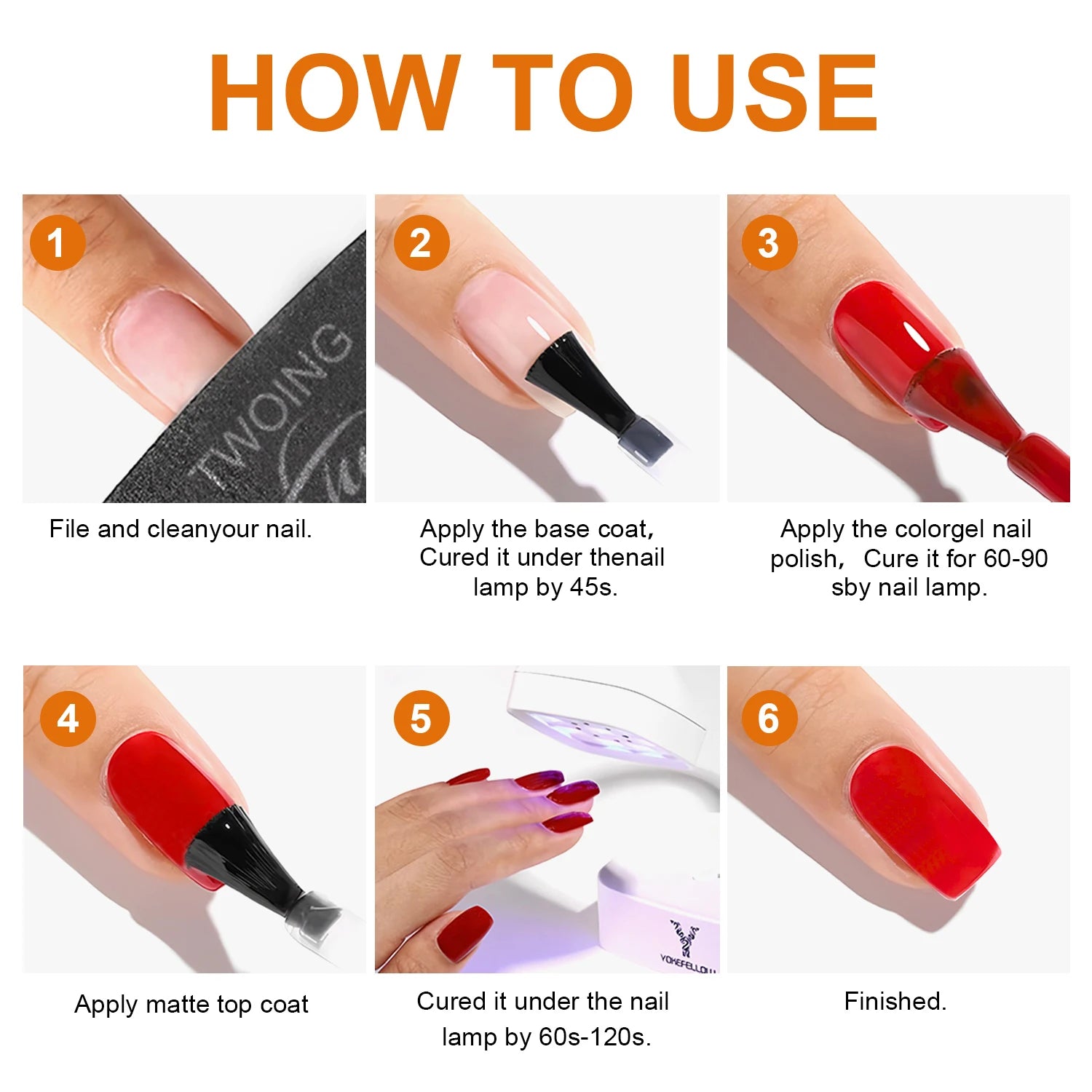 TWOING Velvet Matte Top Coat — No-Wipe Gel Finish Sealer, 15ml