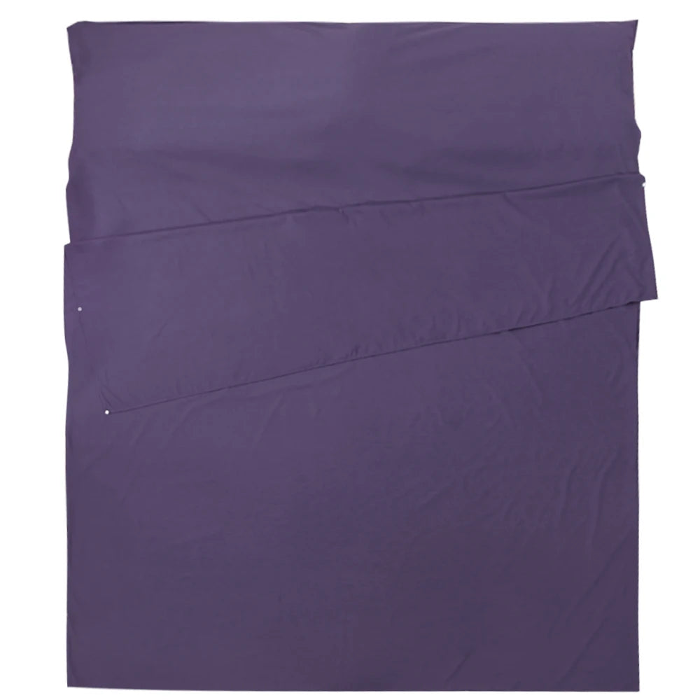 Lightweight Sleeping Bag Liner — Breathable Travel Sheet for Camping