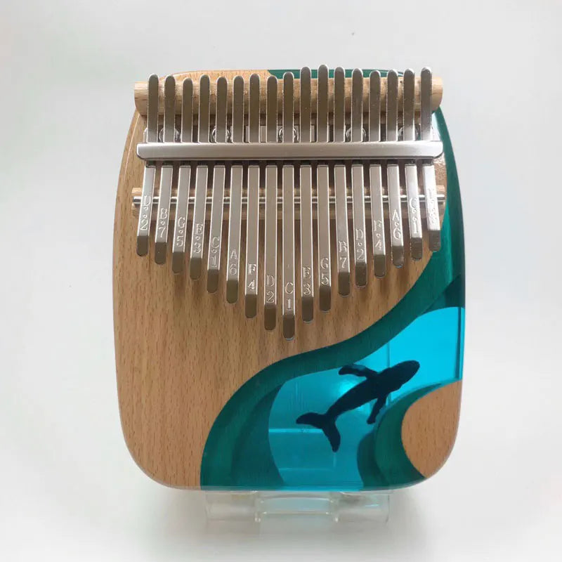 SHXI Resin and Wood Kalimba — Professional Percussion Instrument