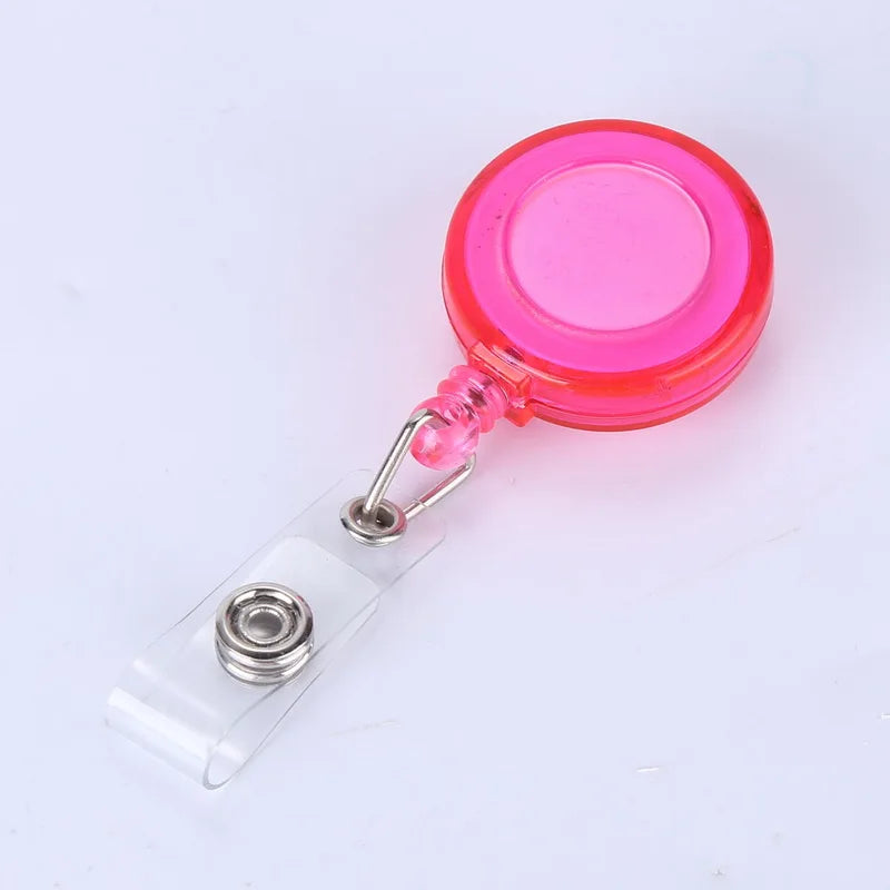 pelsone Retractable Badge Reel — Durable ID Holder Clip for Staff and Professionals
