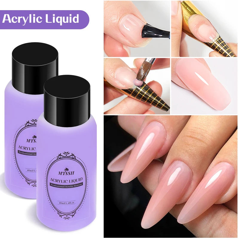 Mtssii Acrylic Liquid Monomer — Professional Nail Extension & Carving Tool