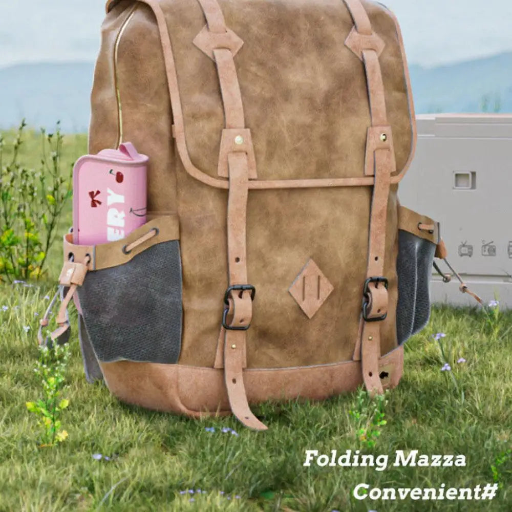 Folding Camping Stool with Crossbody Bag — Ultra Light Portable Seat