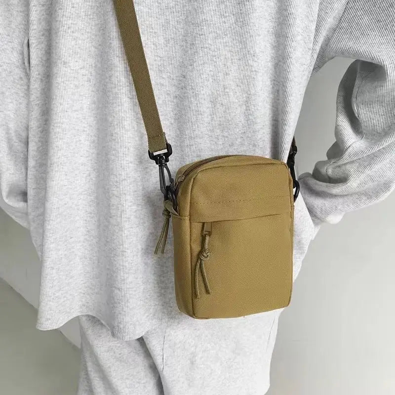 JPXB Messenger Sling Bag — Casual Canvas Crossbody Pouch