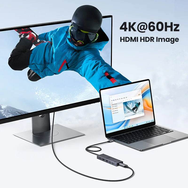 UGREEN USB C Hub Docking Station — 10Gbps High Speed Data & 4K60Hz HDMI