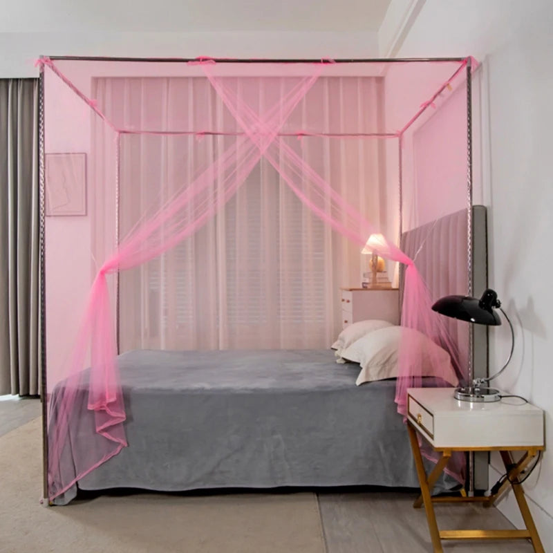 Lace Mosquito Net Canopy — Decorative Bedding Mesh for Bedroom or Outdoor Use