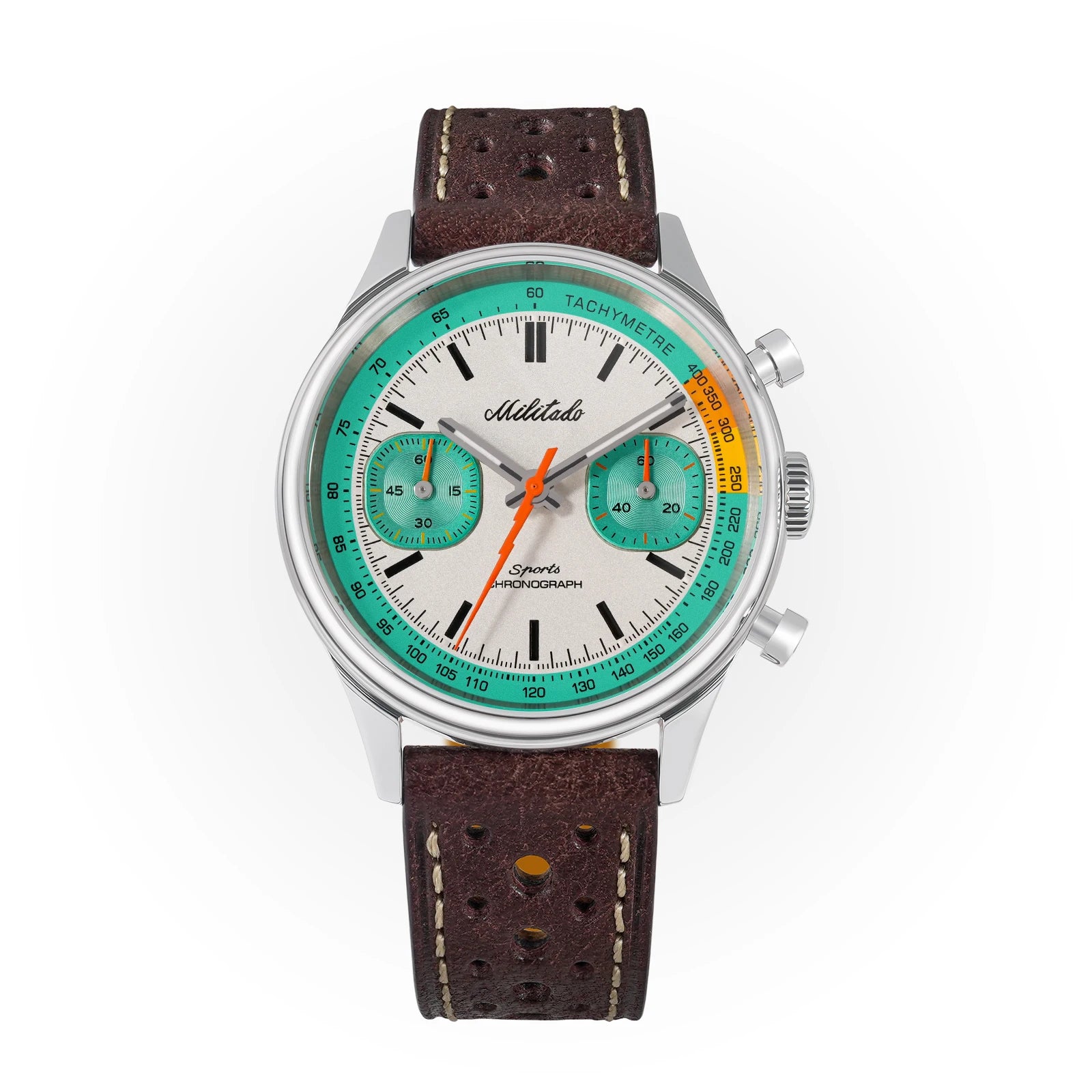 militado ML23 Quartz Chronograph Watch — Stainless Steel & Sapphire Crystal