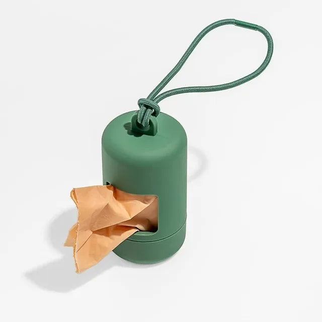 Portable Dog Poop Bag Carrier — Stylish Pet Waste Bag Dispenser