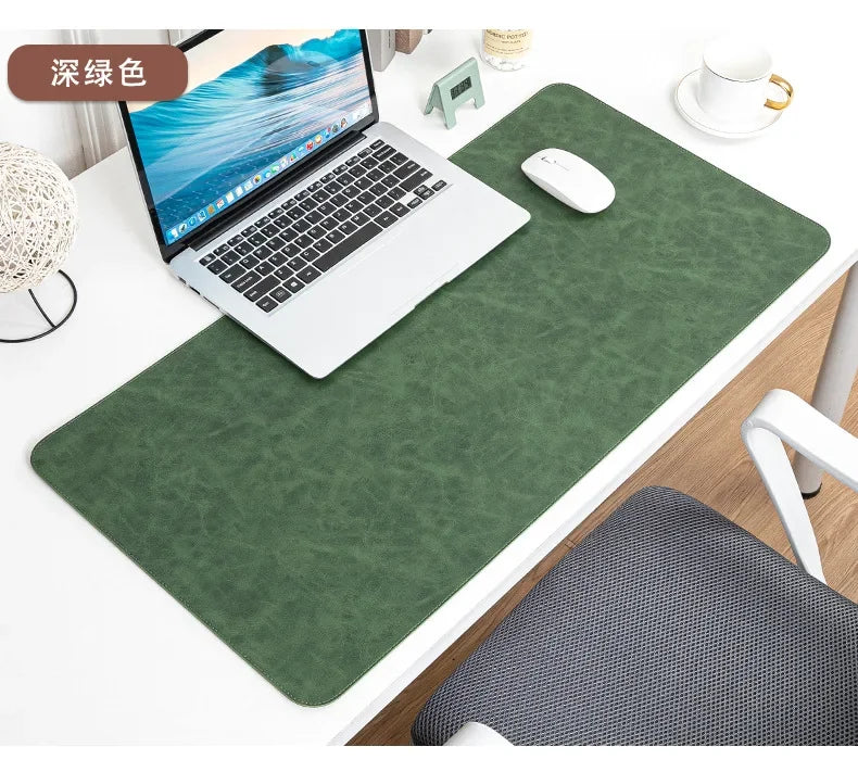 xummen Waterproof PU Leather Desk Pad — Large Non-Slip Computer Mat