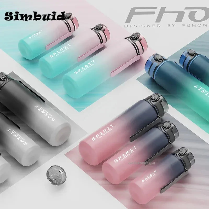 Simbuid Large Capacity Sports Water Bottle — Leak Proof Gym Jug