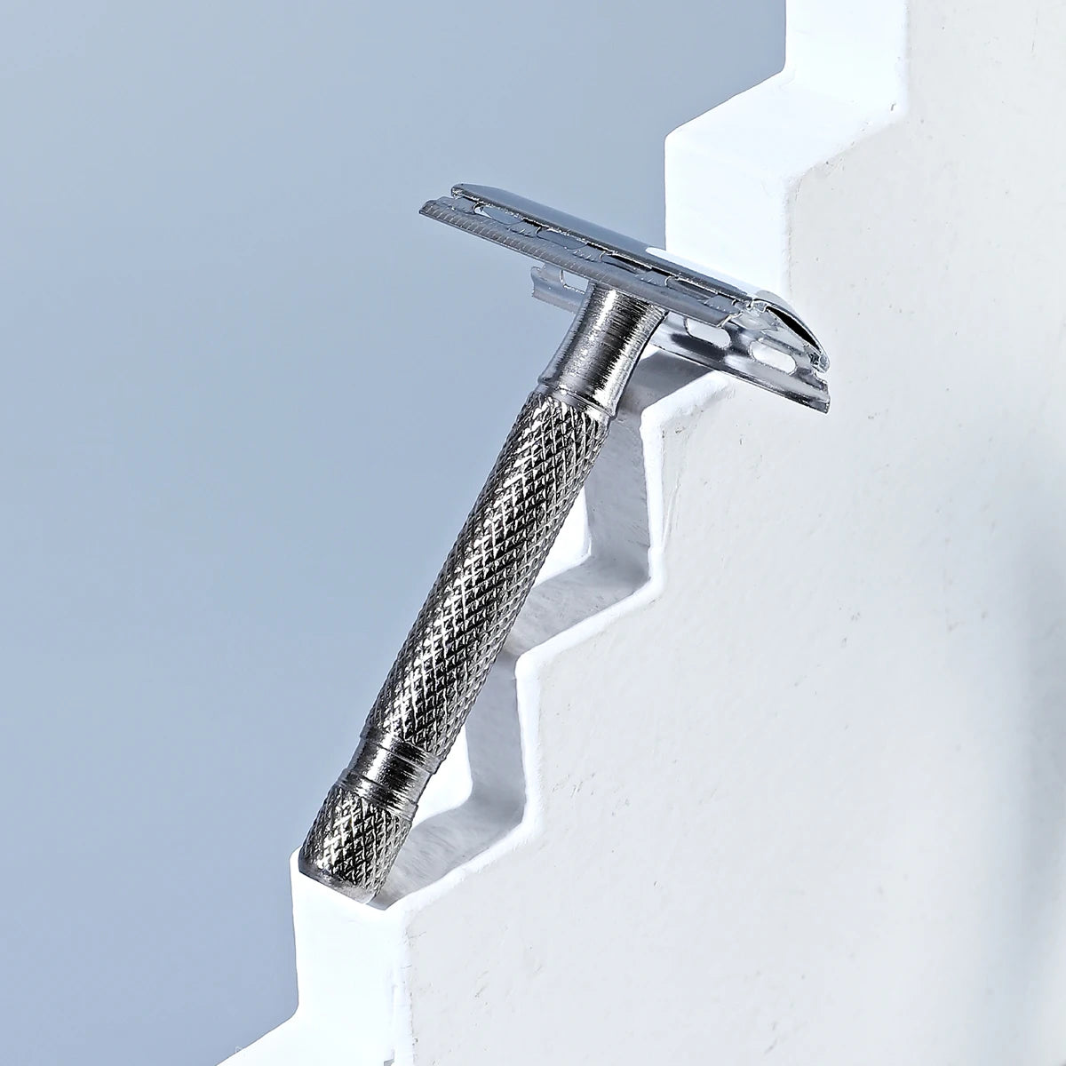 Stainless Steel Safety Razor — Manual Double Edge Shaving Tool for Men