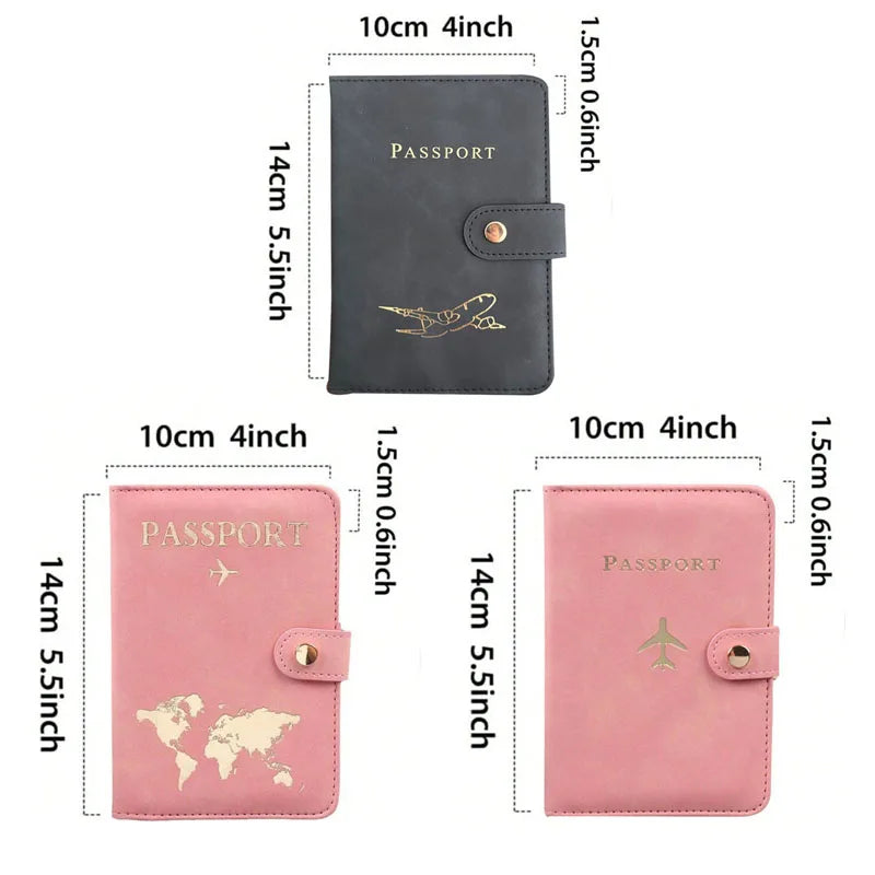 SNUGUG Travel Passport Holder — Slim Credit Card Organizer & Wallet