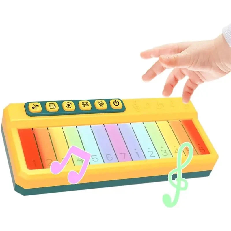 Rainbow Light Piano Keyboard — Educational Music Toy for Kids