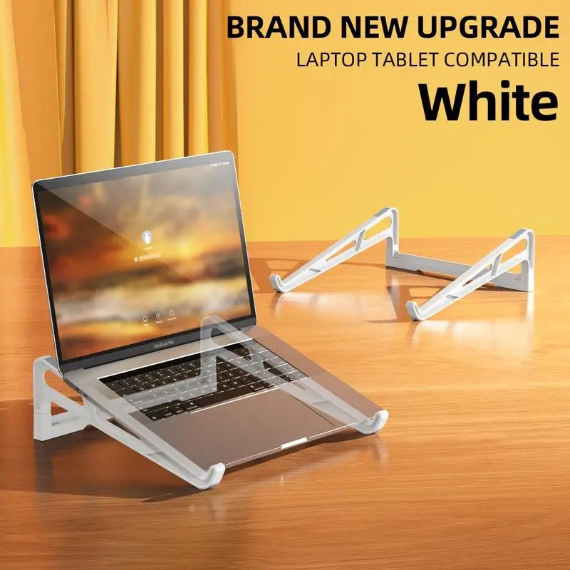 Adjustable Folding Laptop Stand — Portable Ergonomic Riser for Work and Travel