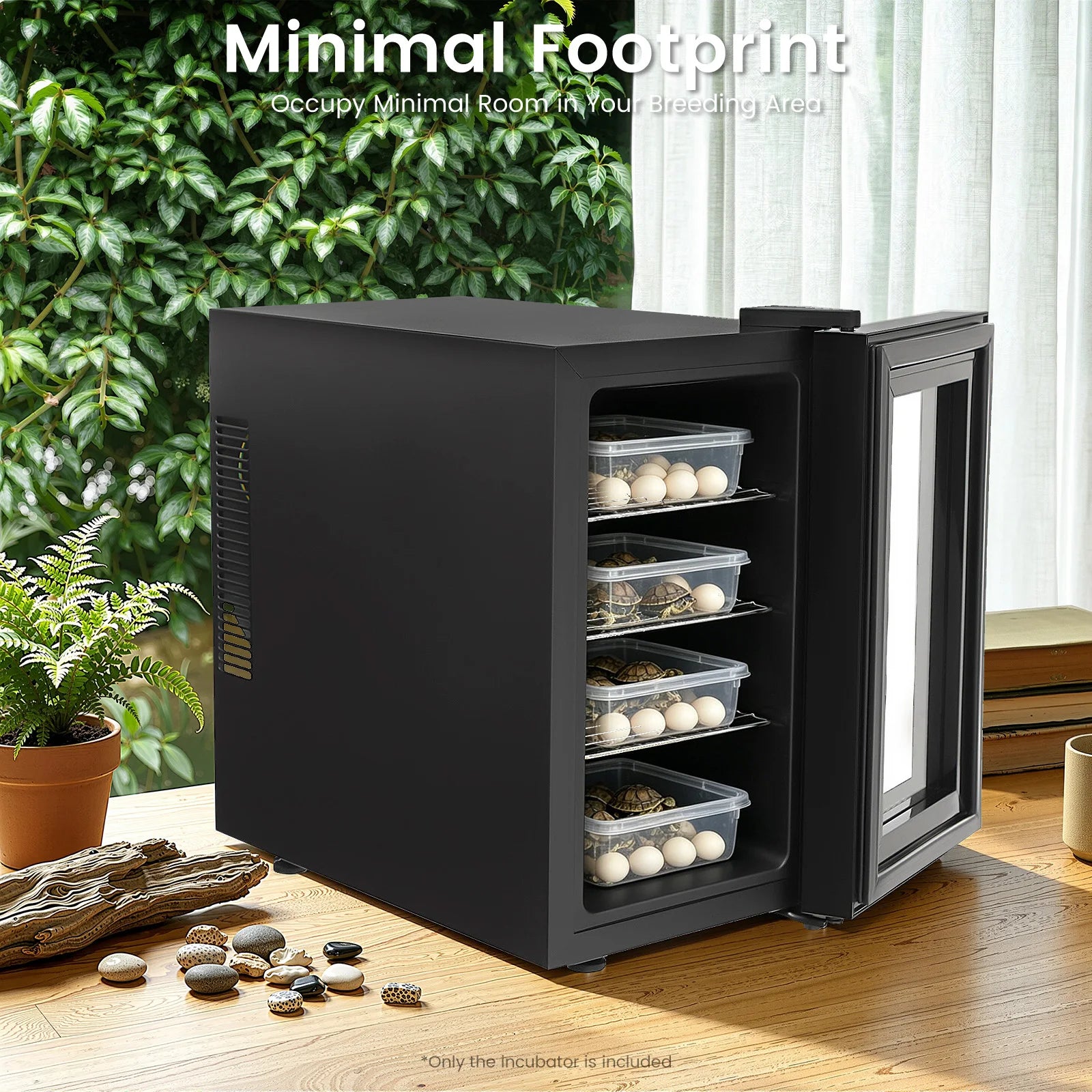 Bymaocar Intelligent Reptile Incubator — Constant Temperature & Humidity Hatching Box