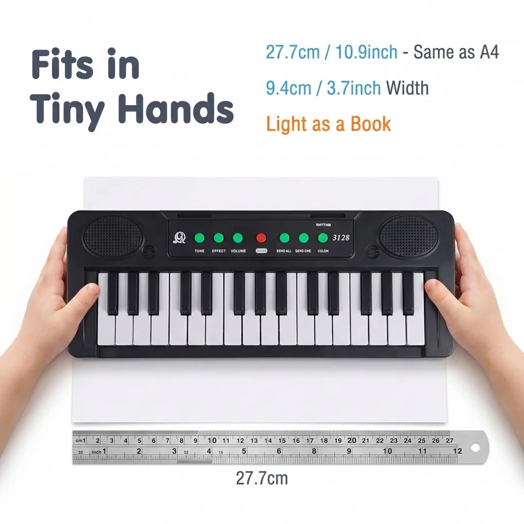 Portable Keyboard — 31 Keys, Multiple Tones
