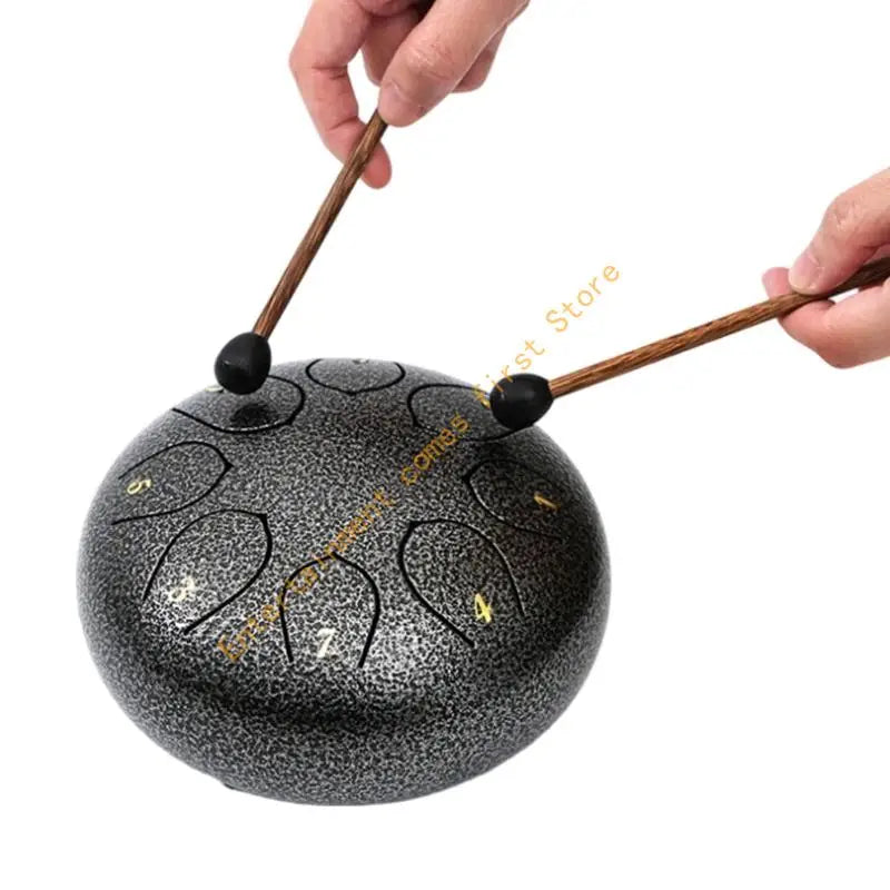 8 Note Steel Tongue Drum — Ethereal Percussion Instrument for Beginners