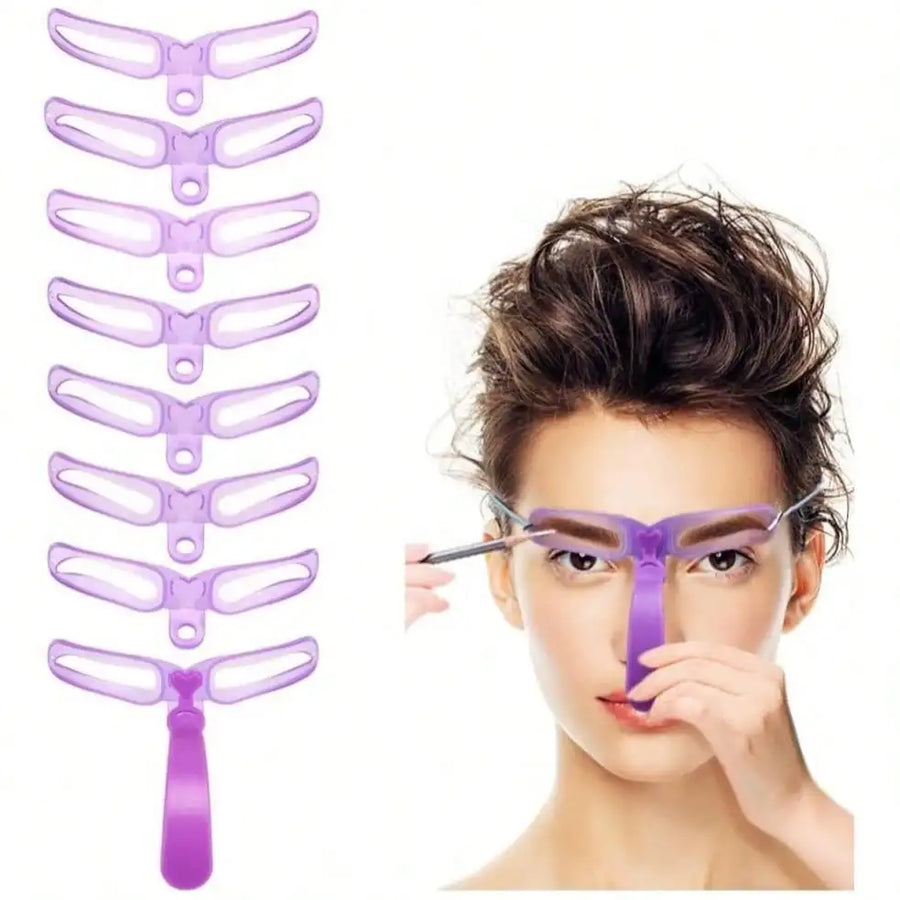 Mivivm Eyebrow Stencil Set — Detachable Styling Template Kit for DIY Shaping