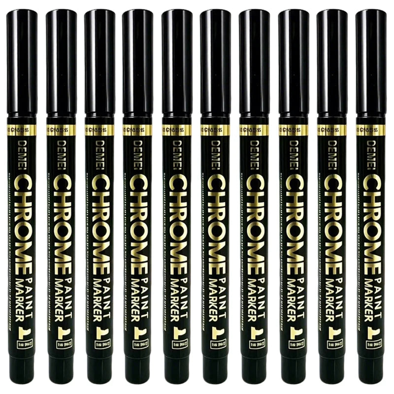 Mirror Marker Pens — High Gloss Reflective Paint for DIY Crafts