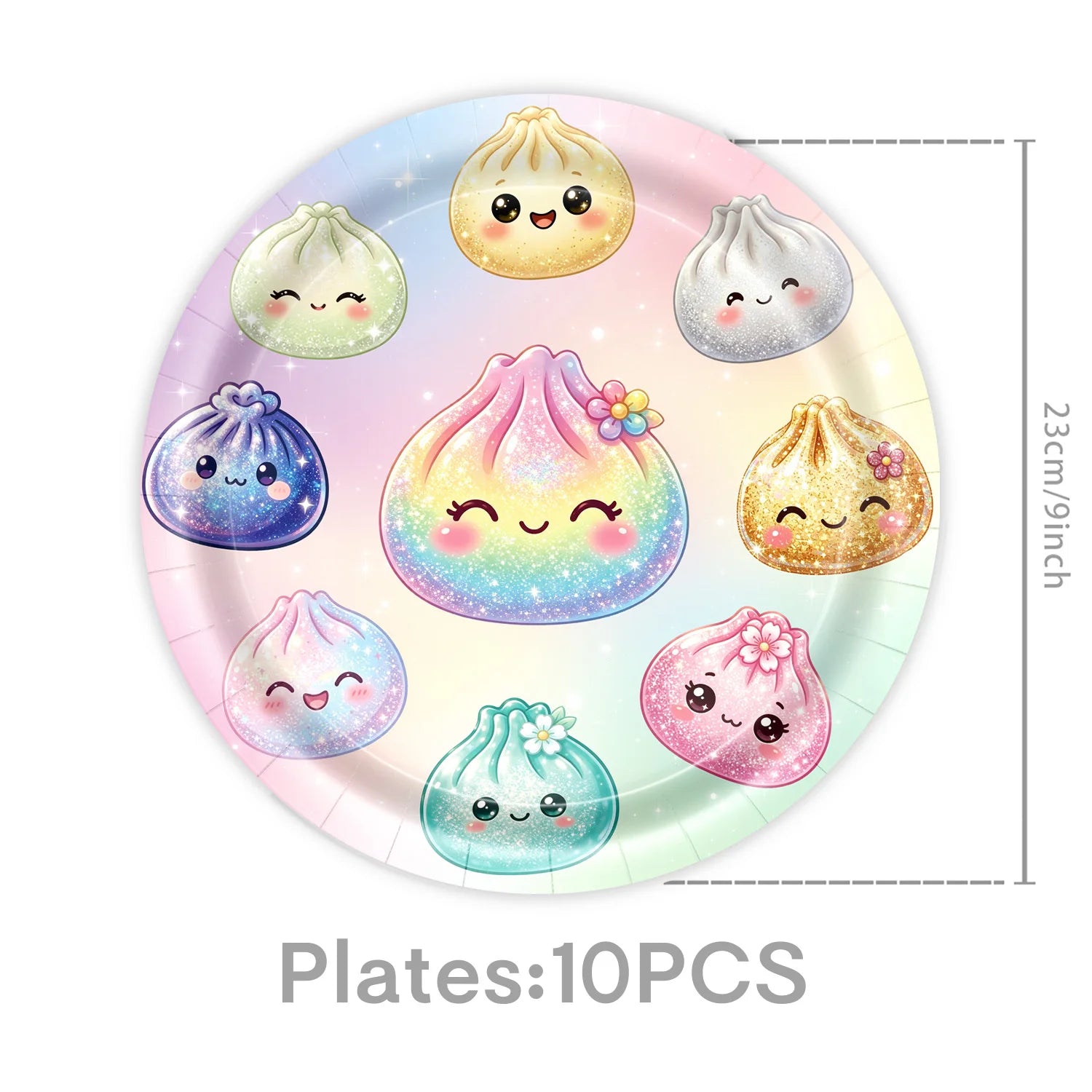 Dumpling Theme Party Decoration Set — Birthday Party Supplies & Favors
