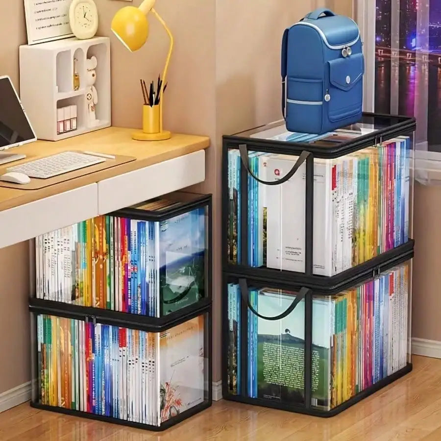 Clear PVC Storage Bags — Multifunctional Foldable Closet Organizers