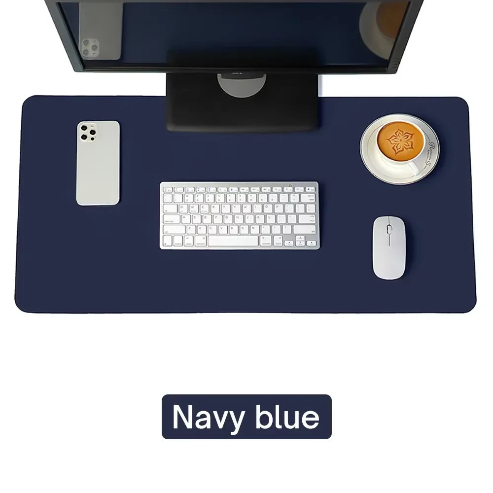 DANYCASE PU Leather Desk Mat — Waterproof Large Mouse Pad & Table Protector
