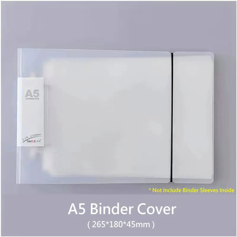 Landscape 2-Ring Binder & Document Sleeves — Professional Paper Organizer