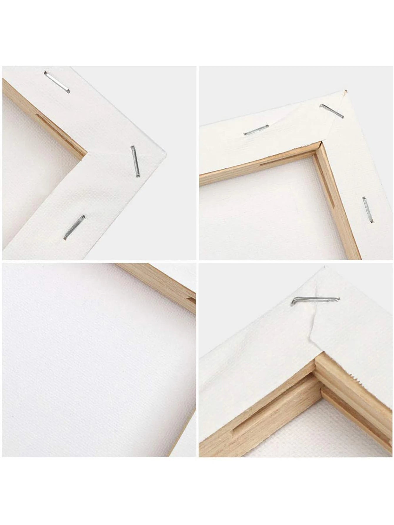 Stretched Cotton Canvas Set — Pre-Primed Blank Surfaces for Painting